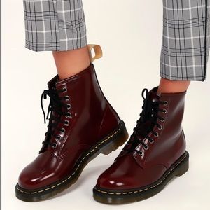 Dr. Martens Cherry Red Boots